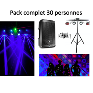 Pack complet 30 personnes